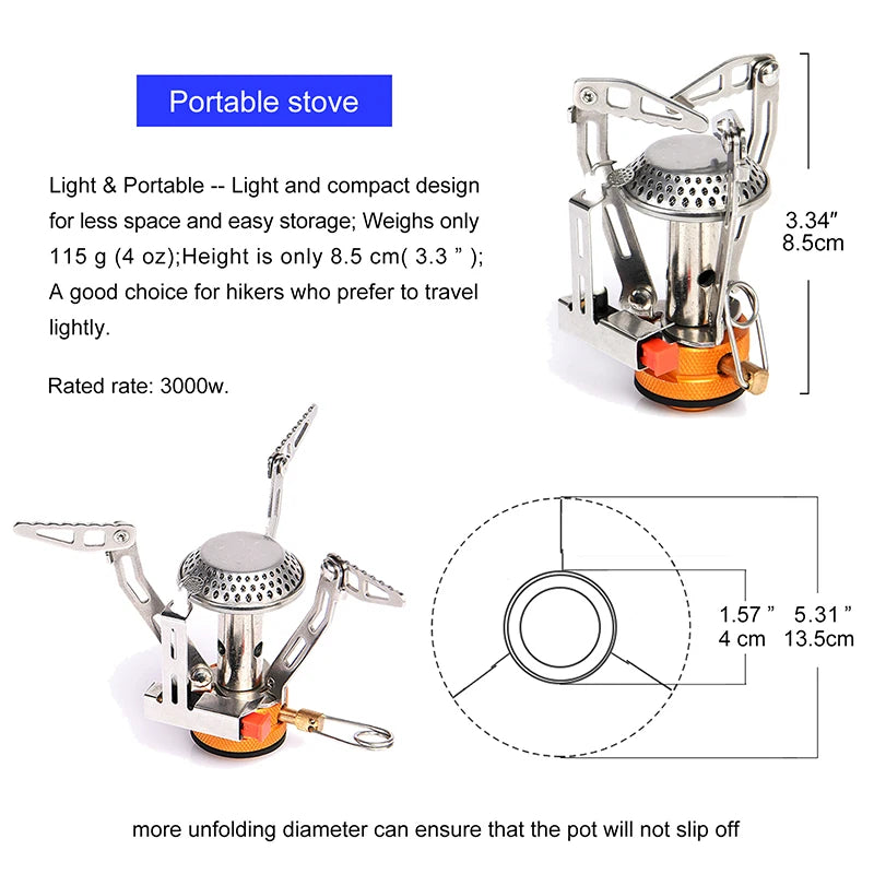 Widesea Camping Cookware Set Portable Pot and Cup