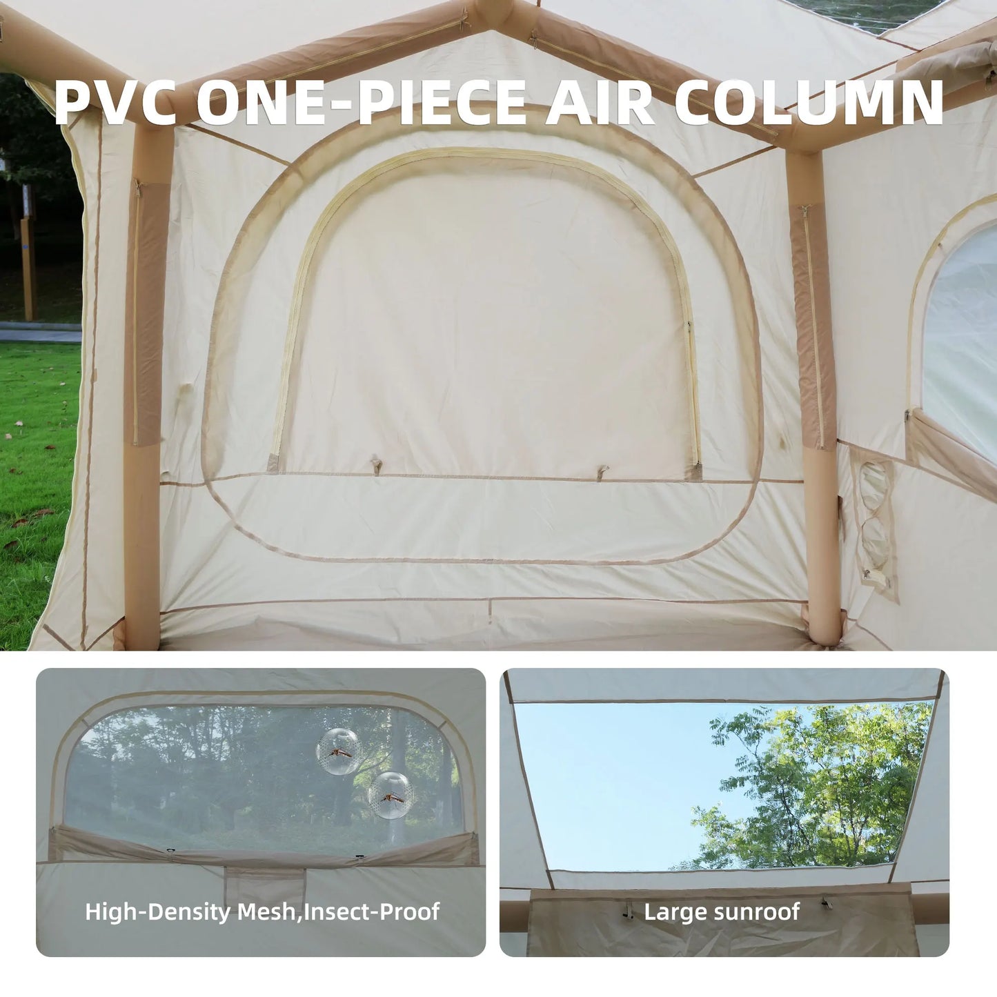 Inflatable Camping Tents Easy Setup Waterproof Glamping