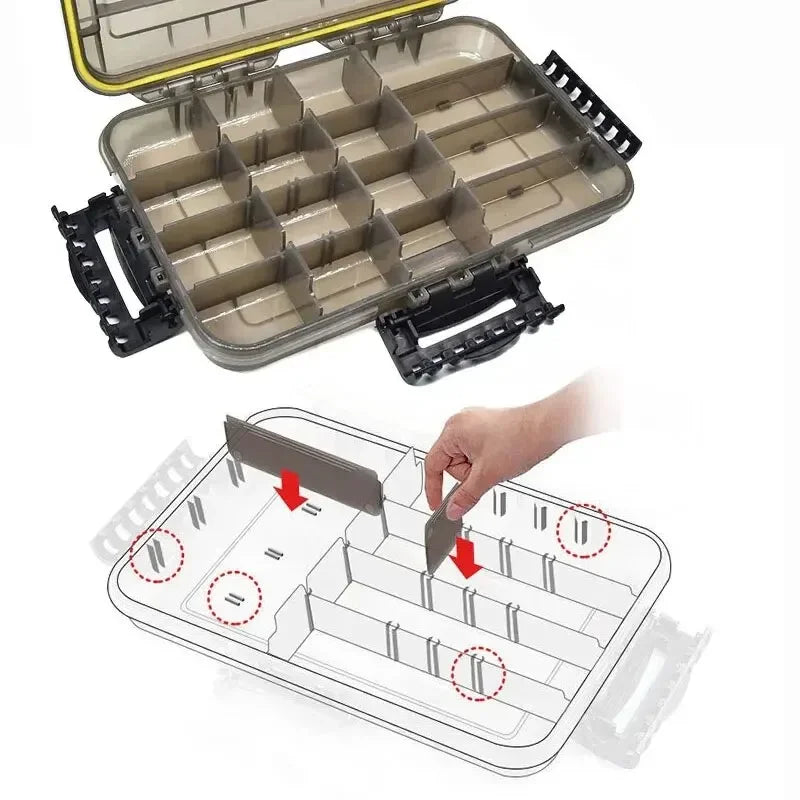 Waterproof Large Capacity Fishing Tackle Box