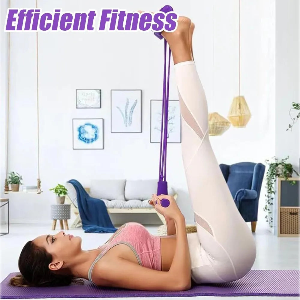 Multi Function Resistance Band Set With 6 Tubes NBR Handles