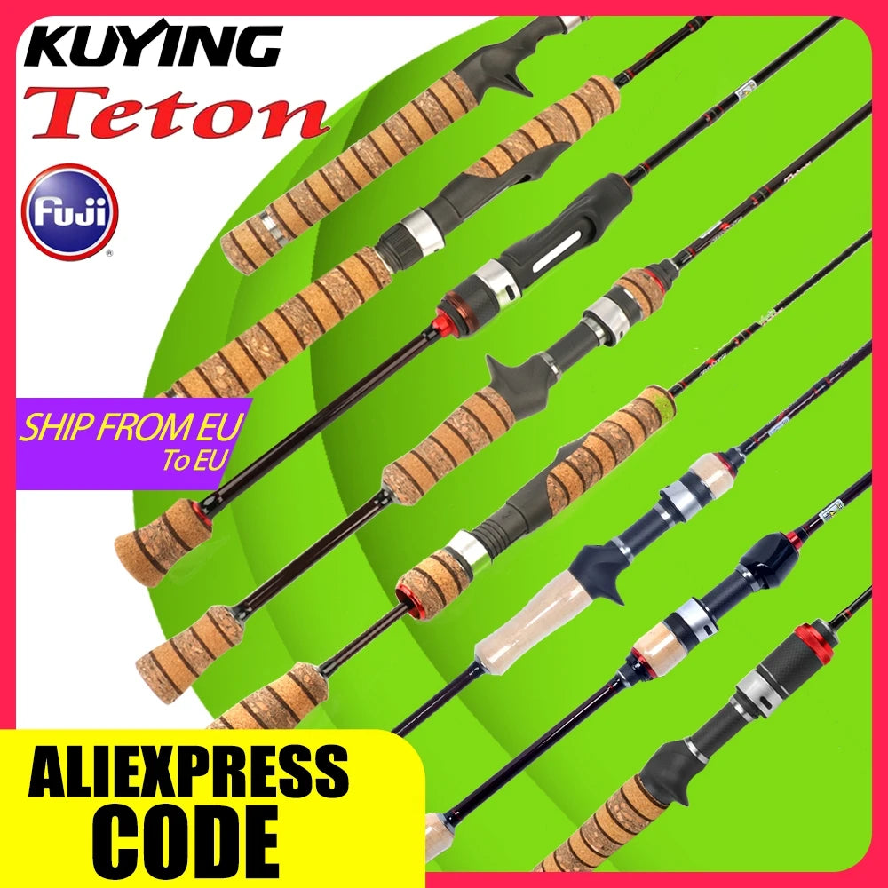 Kuying Teton Fast Action Fishing Rod Fuji Carbon Guides