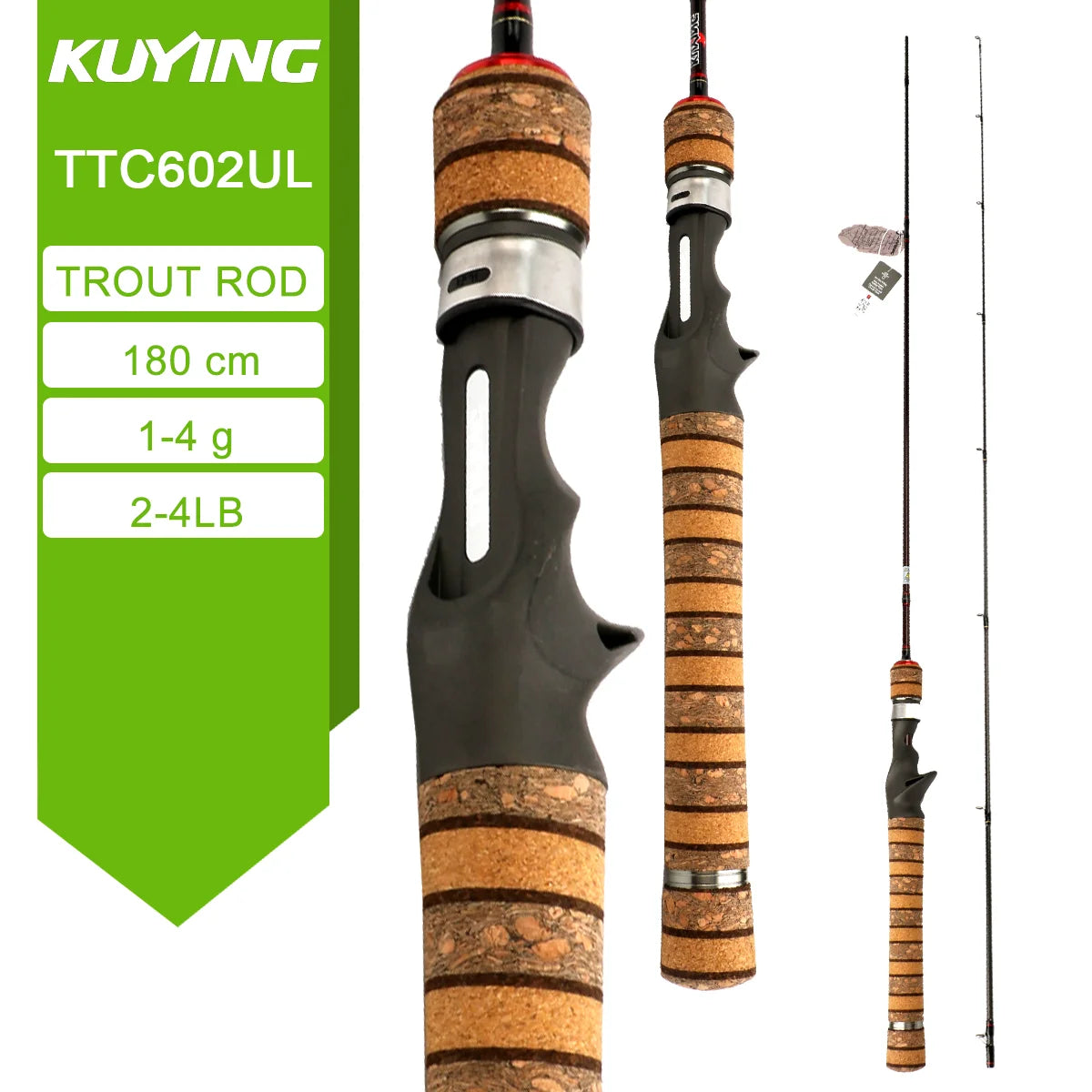 Kuying Teton Fast Action Fishing Rod Fuji Carbon Guides