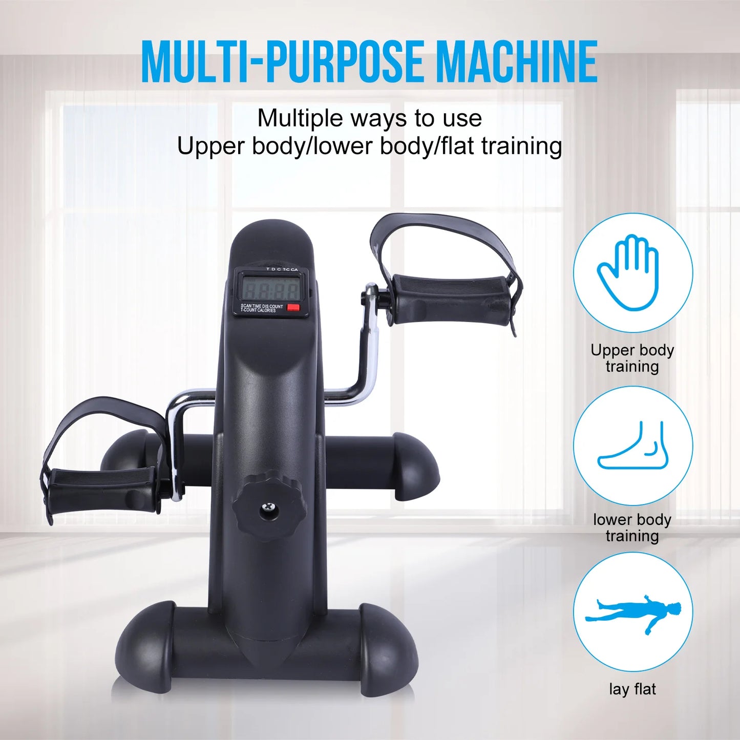 Stepper Pedal Exerciser With LCD Screen For Home Office