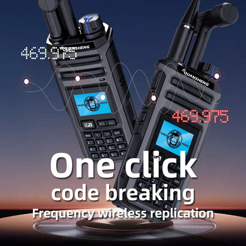 Quan Sheng TK11 10W VHF UHF Dual Band Radio