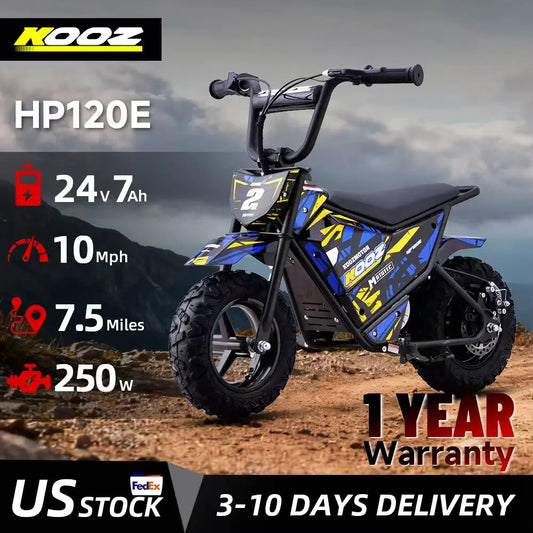 KOOZ HP120E 24V Electric Dirt Bike for Kids