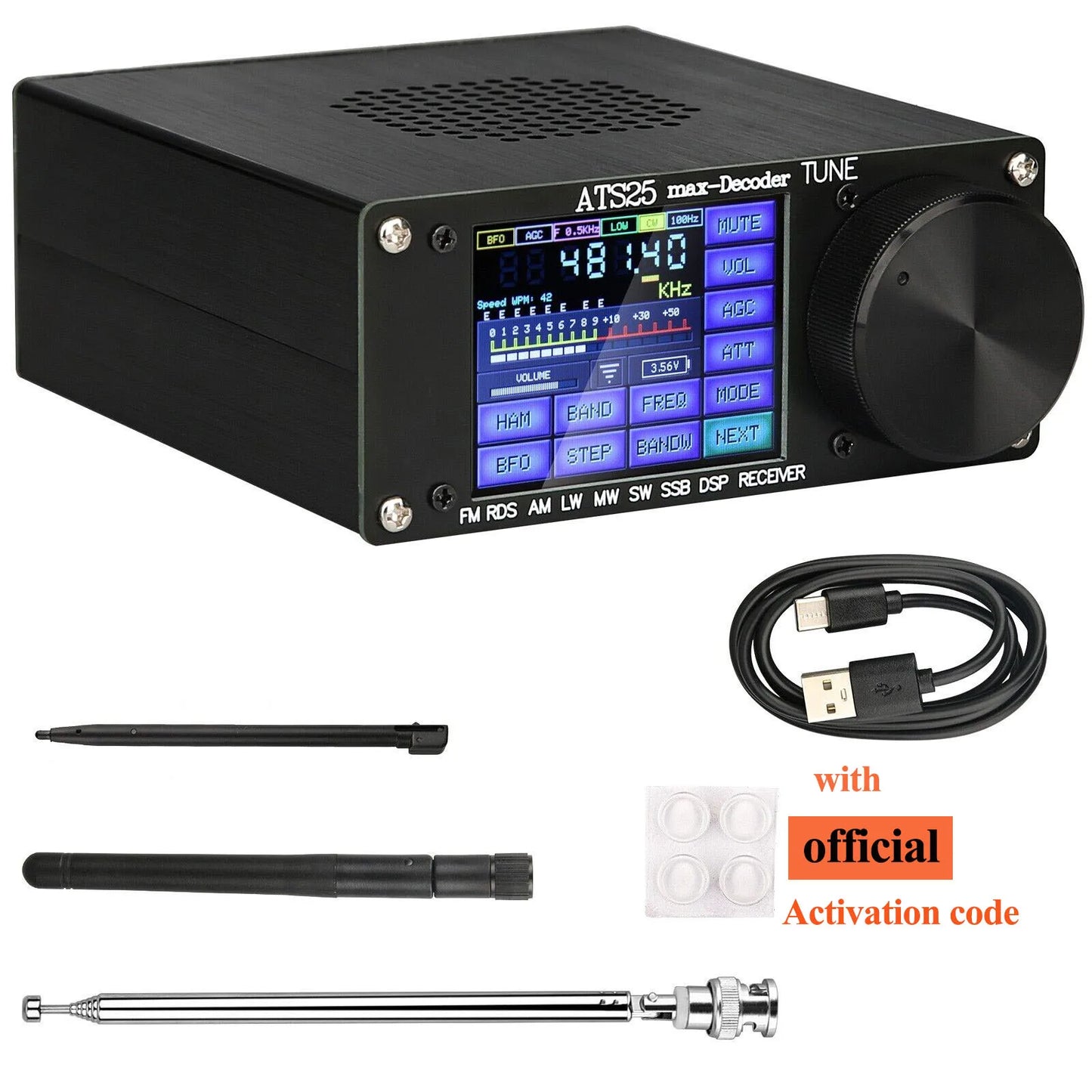 TZT ATS25max Si4732 Full Band Radio Decoder