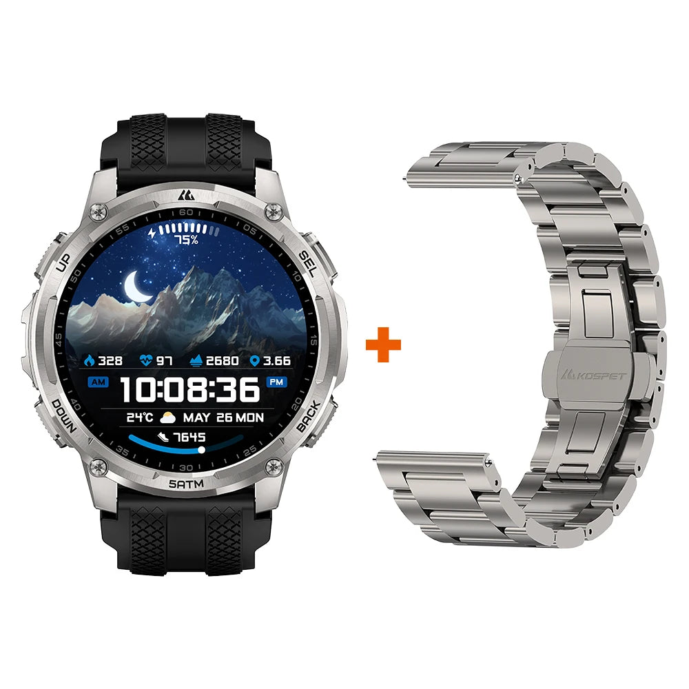 KOSPET Tank T4C Smartwatch Rugged Outdoor GPS