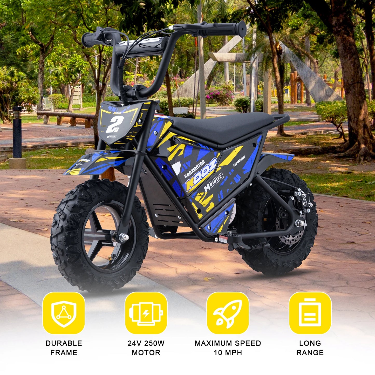 KOOZ HP120E 24V Electric Dirt Bike for Kids