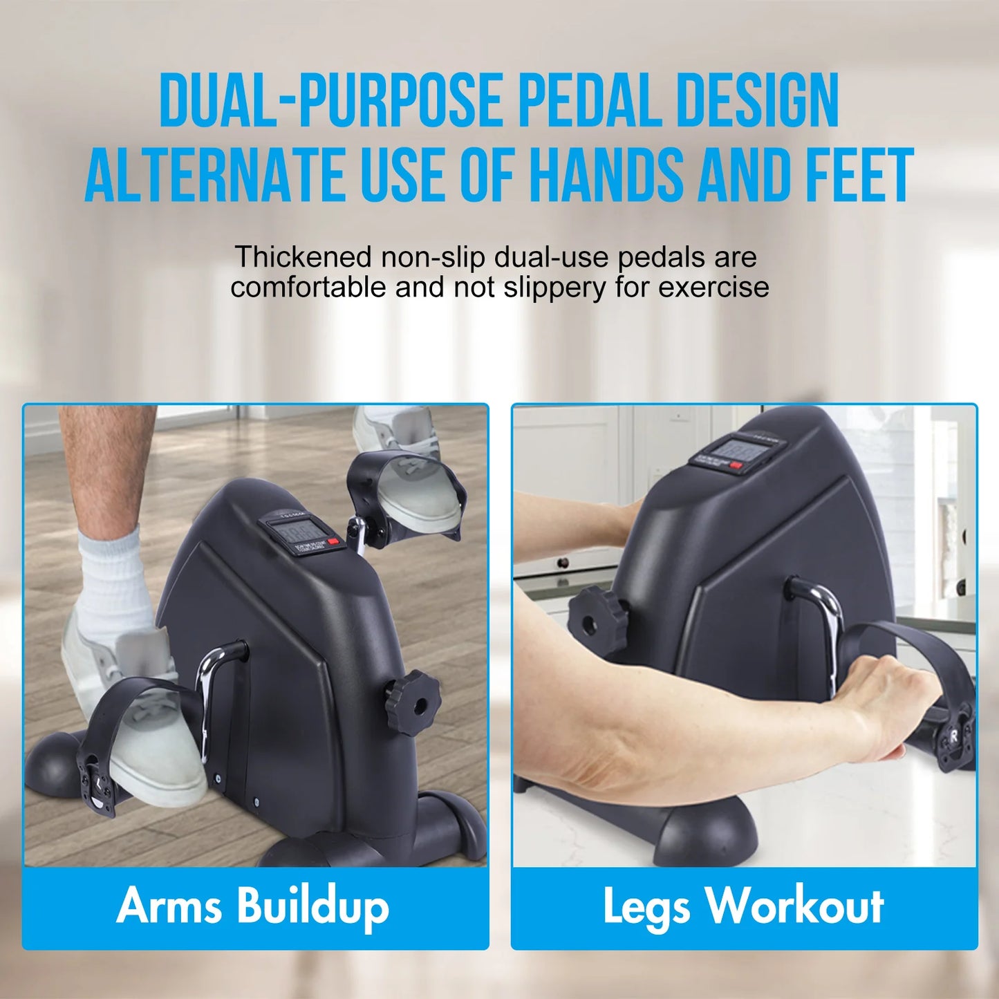 Stepper Pedal Exerciser With LCD Screen For Home Office