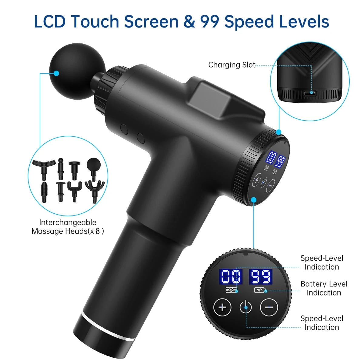 Professional Muscle Massage Gun for Deep Tissue Relief