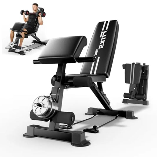 3-In-1 Adjustable Weight Bench With Leg Extension