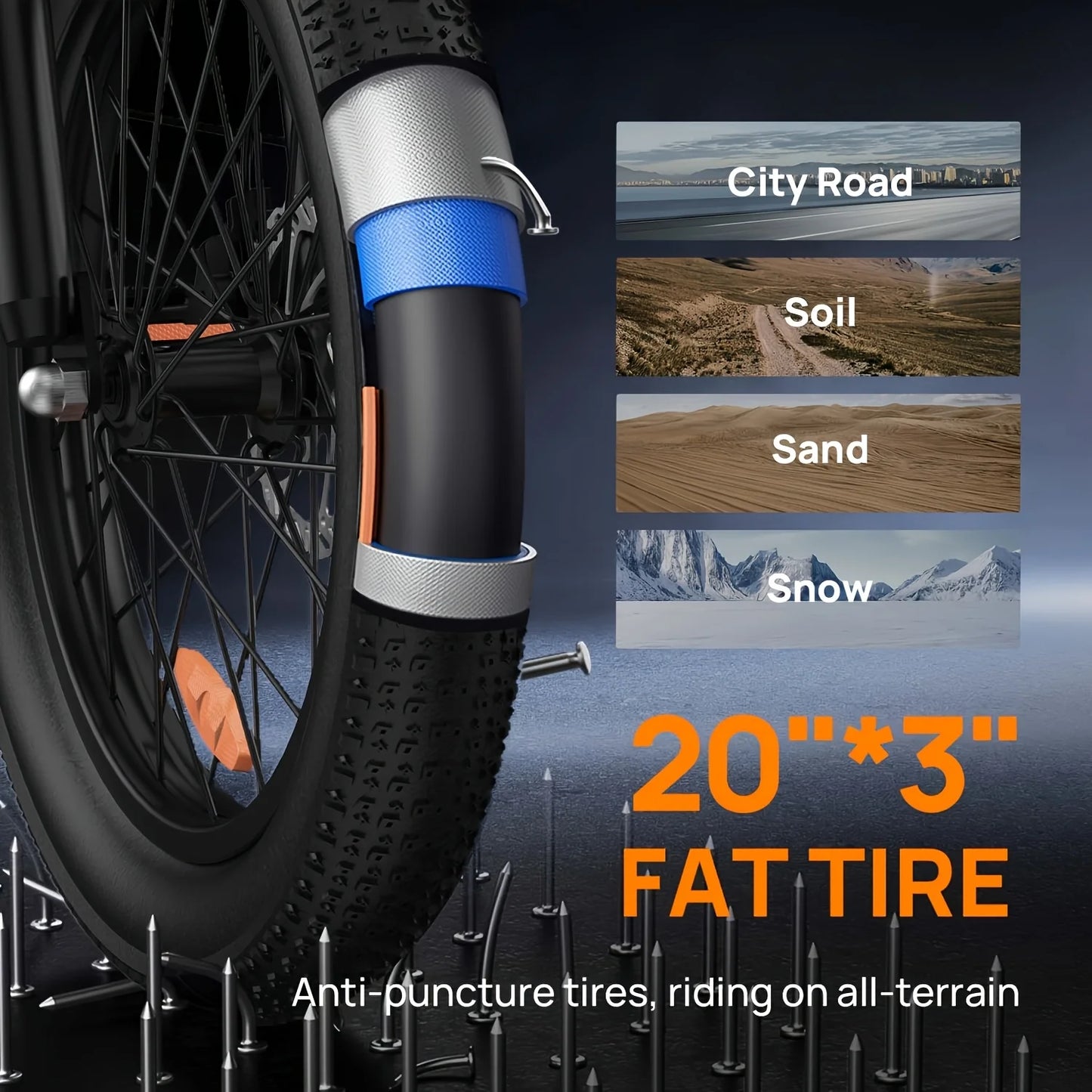URLIFE E20 1000W Electric Bike With Removable Battery