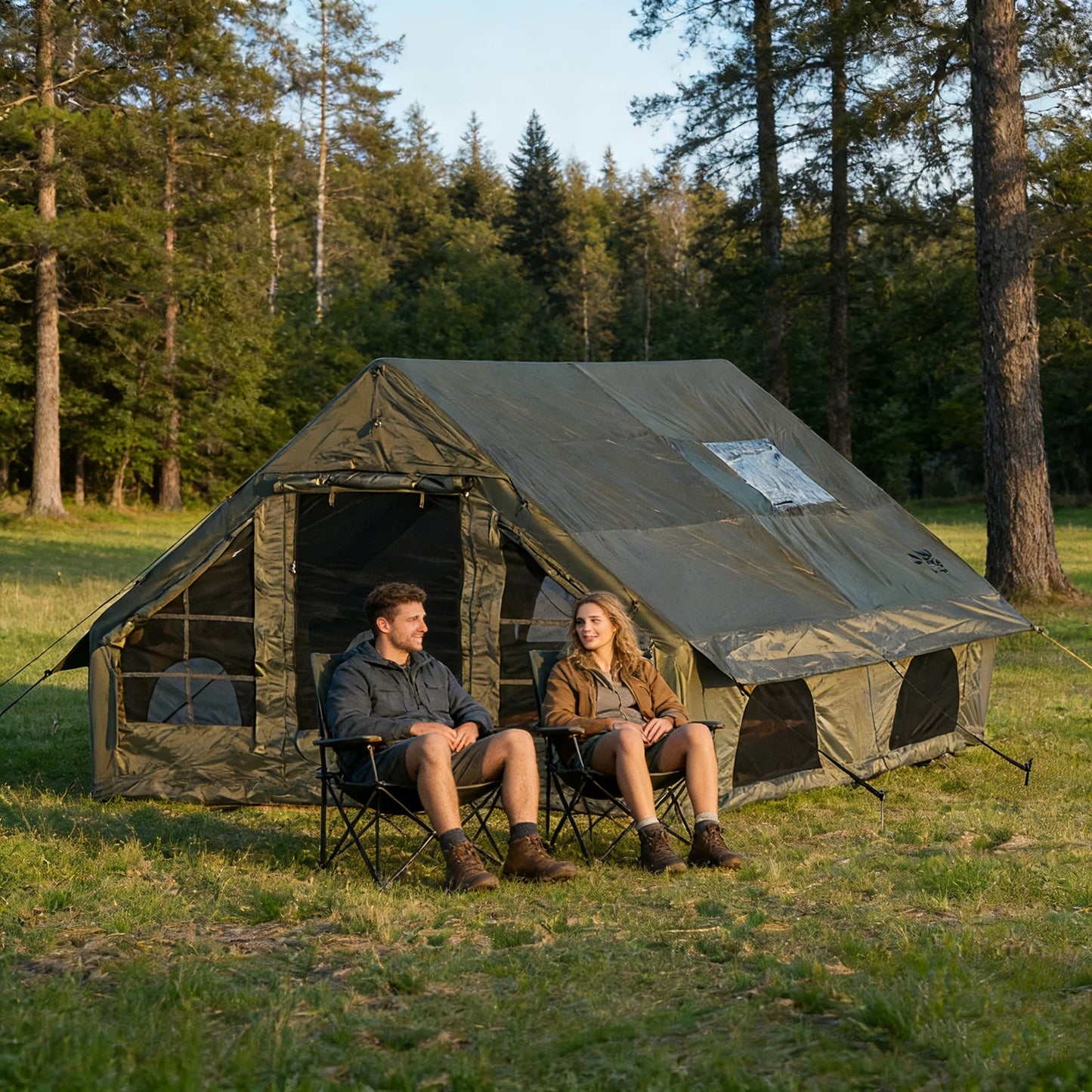 Pakicetus Quick Setup Inflatable Waterproof Camping Tent