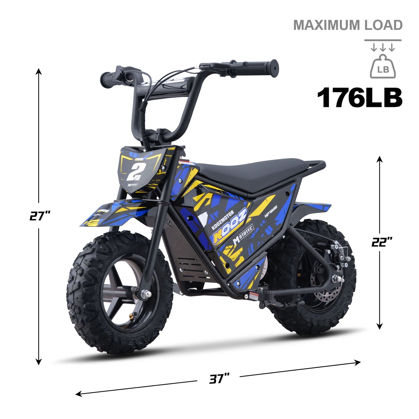 KOOZ HP120E 24V Electric Dirt Bike for Kids