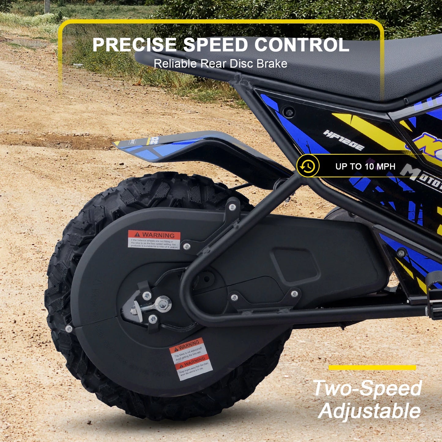 KOOZ HP120E 24V Electric Dirt Bike for Kids
