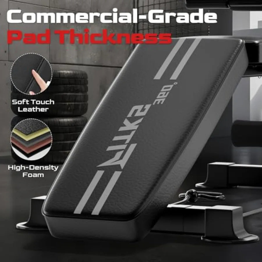 3-In-1 Adjustable Weight Bench With Leg Extension