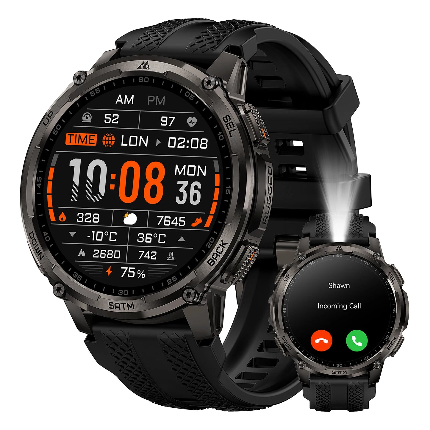 KOSPET Tank T4C Smartwatch Rugged Outdoor GPS