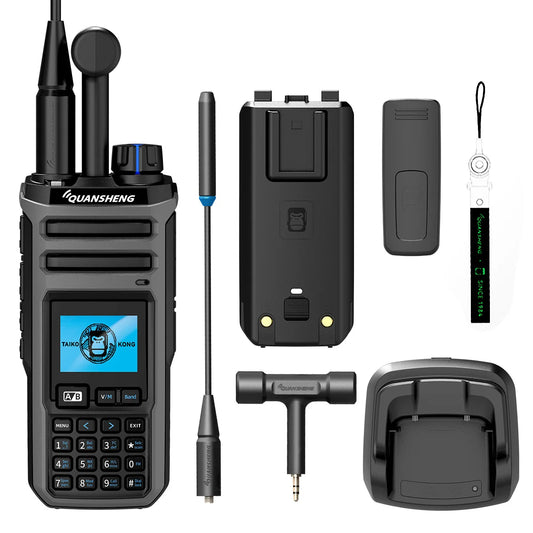 Quan Sheng TK11 10W VHF UHF Dual Band Radio