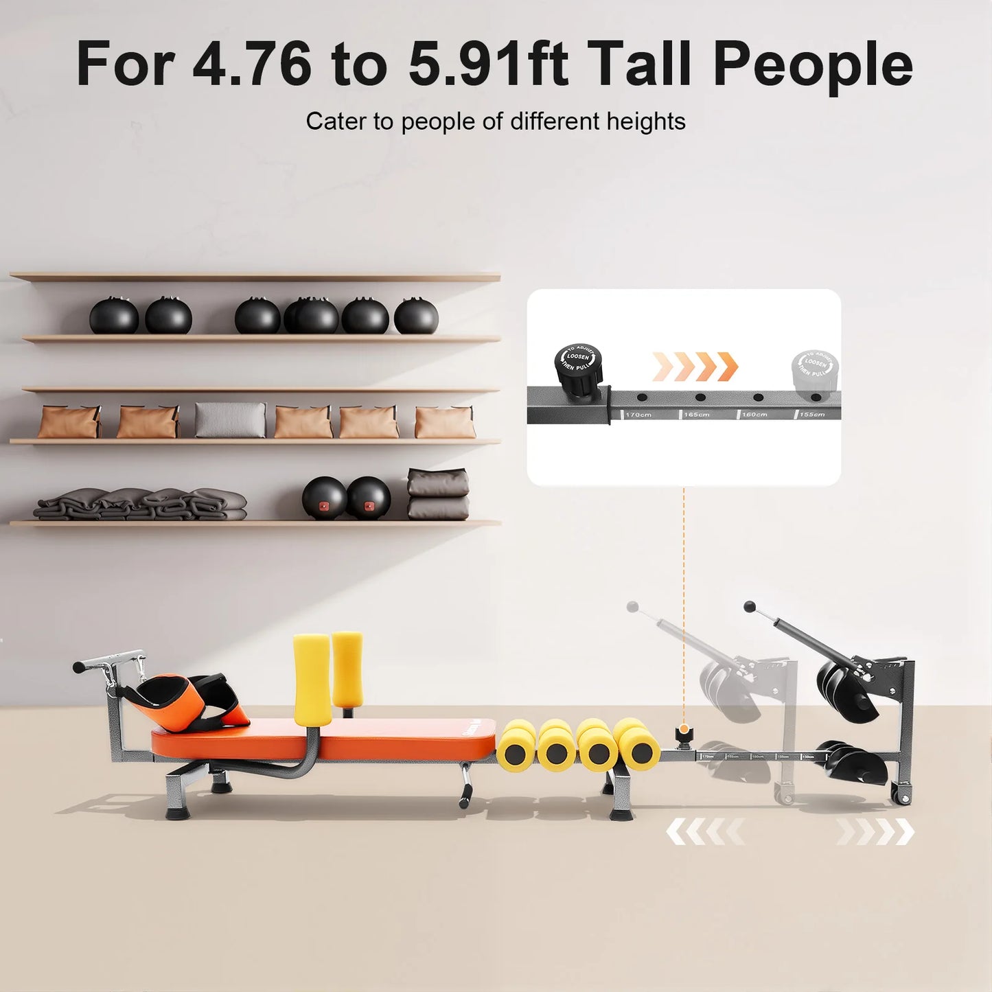 Adjustable Back Stretch Bench 130kg Capacity For Neck Relief